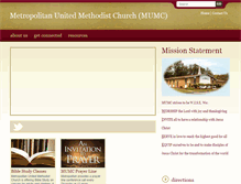 Tablet Screenshot of metropolitanumc.net